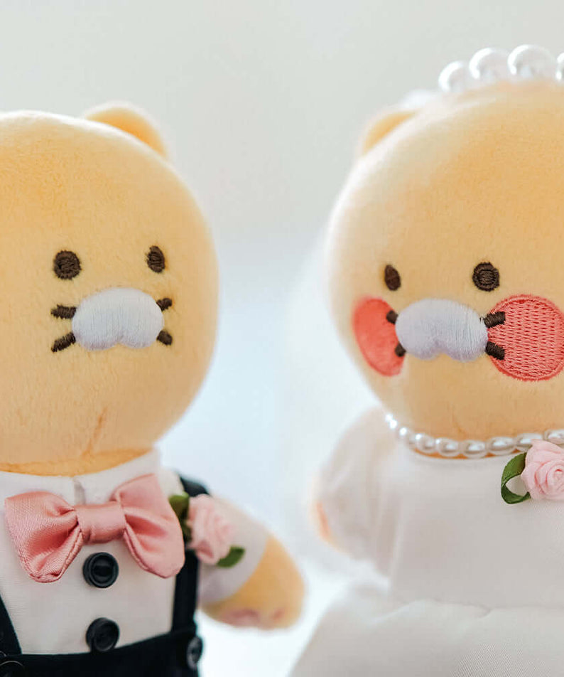 Set Peluche Porte-cles Chunsik - Kakao Friends