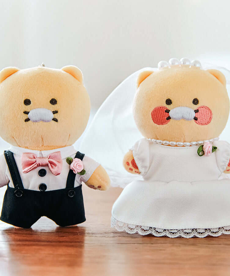 Set Peluche Porte-cles Chunsik - Kakao Friends