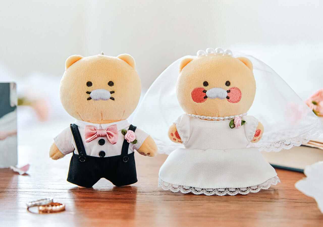 Set Peluche Porte-cles Chunsik - Kakao Friends