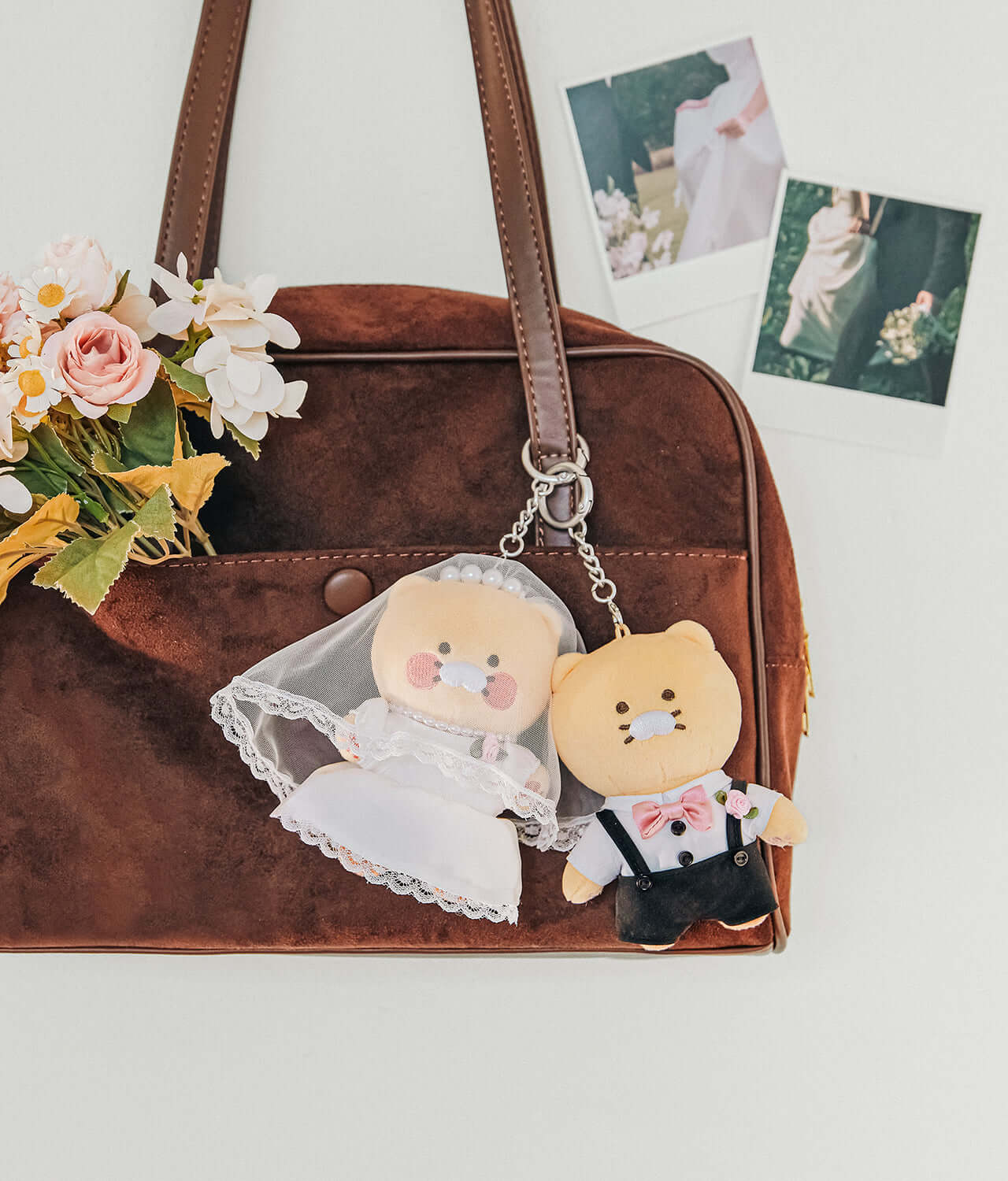Set Peluche Porte-cles Chunsik - Kakao Friends