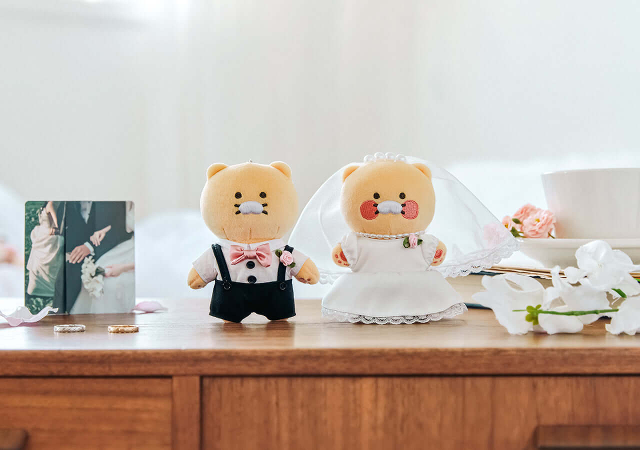 Set Peluche Porte-cles Chunsik - Kakao Friends