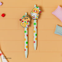Stylos Gel Lot de 2 Shin-chan X Friends Chunsik - Kakao Friends - visuel 1