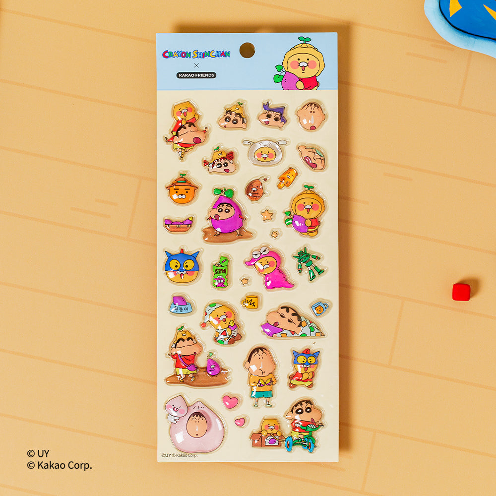 Stickers 3D Bonbon Shin-chan X Friends - Kakao Friends - visuel 1