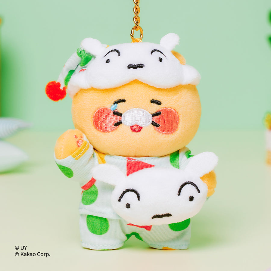 Peluche Porte-Clés Shin-chan X Friends Pyjama Chunsik - Kakao Friends