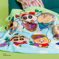 Grand Plaid Polaire Shin-chan X Friends - Kakao Friends - visuel 3