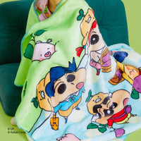 Grand Plaid Polaire Shin-chan X Friends - Kakao Friends - visuel 2