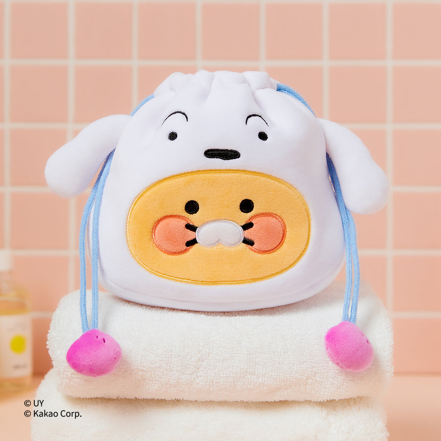 Pochette Visage Shin-chan X Friends Shiro Chunsik - Kakao Friends