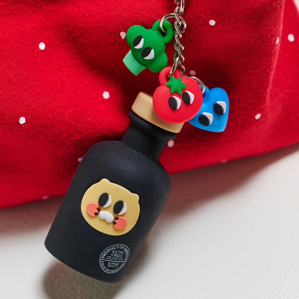 Porte-Clés Figurine Iyaiya X Friends Huile d'Olive Chunsik - Kakao Friends - visuel 2
