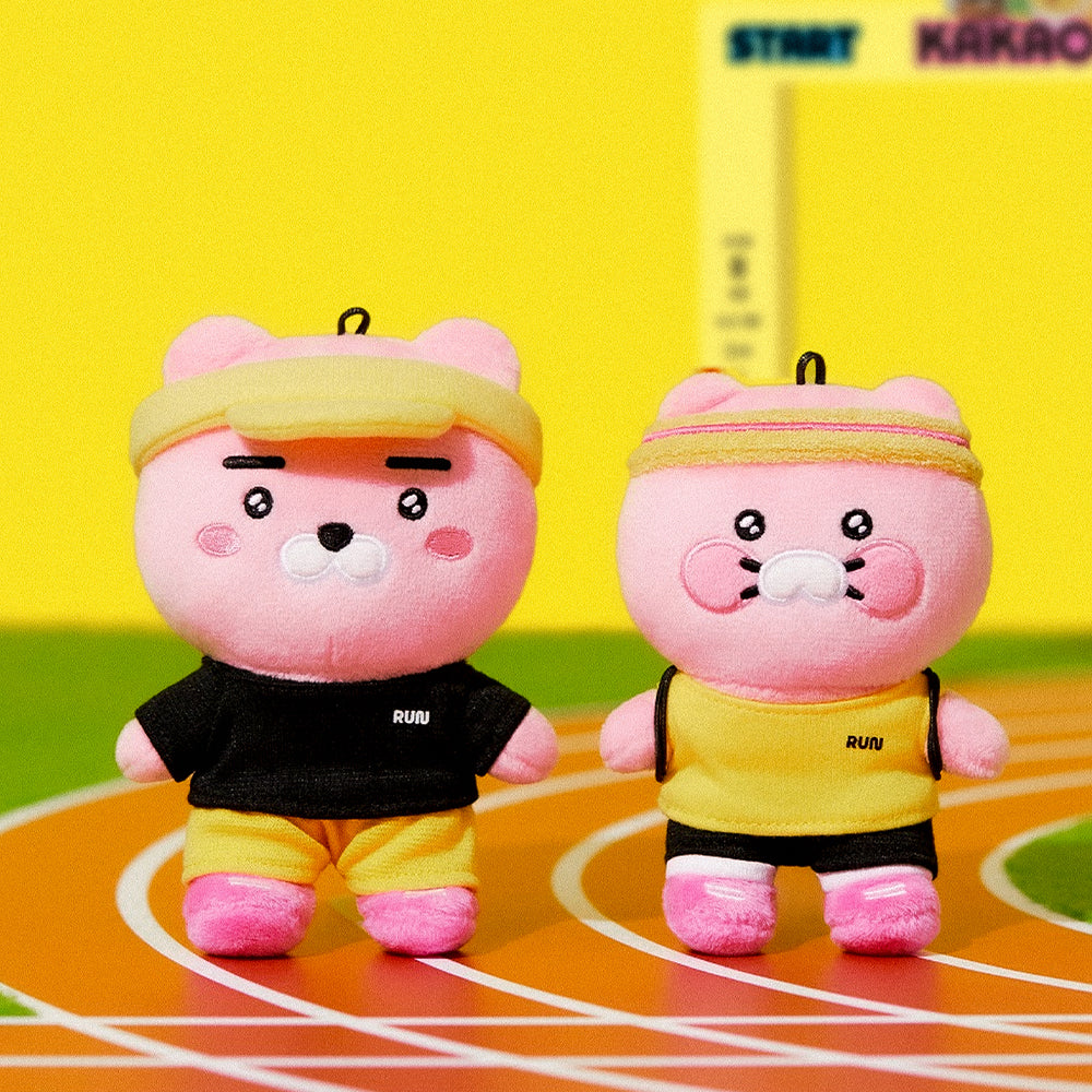 Peluches Porte-Clés Friends Run Coffret Complet 10 Personnages - Kakao Friends - visuel 2