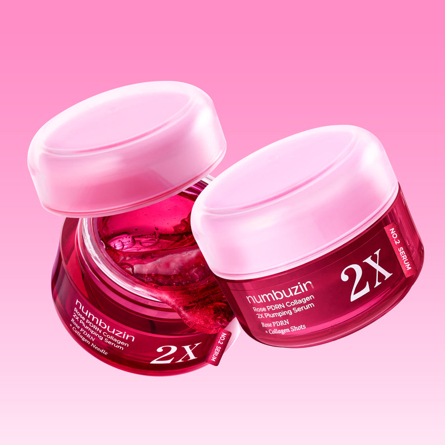 NUMBUZIN No.2 2X Rose PDRN Collagen Plumping Serum Duo