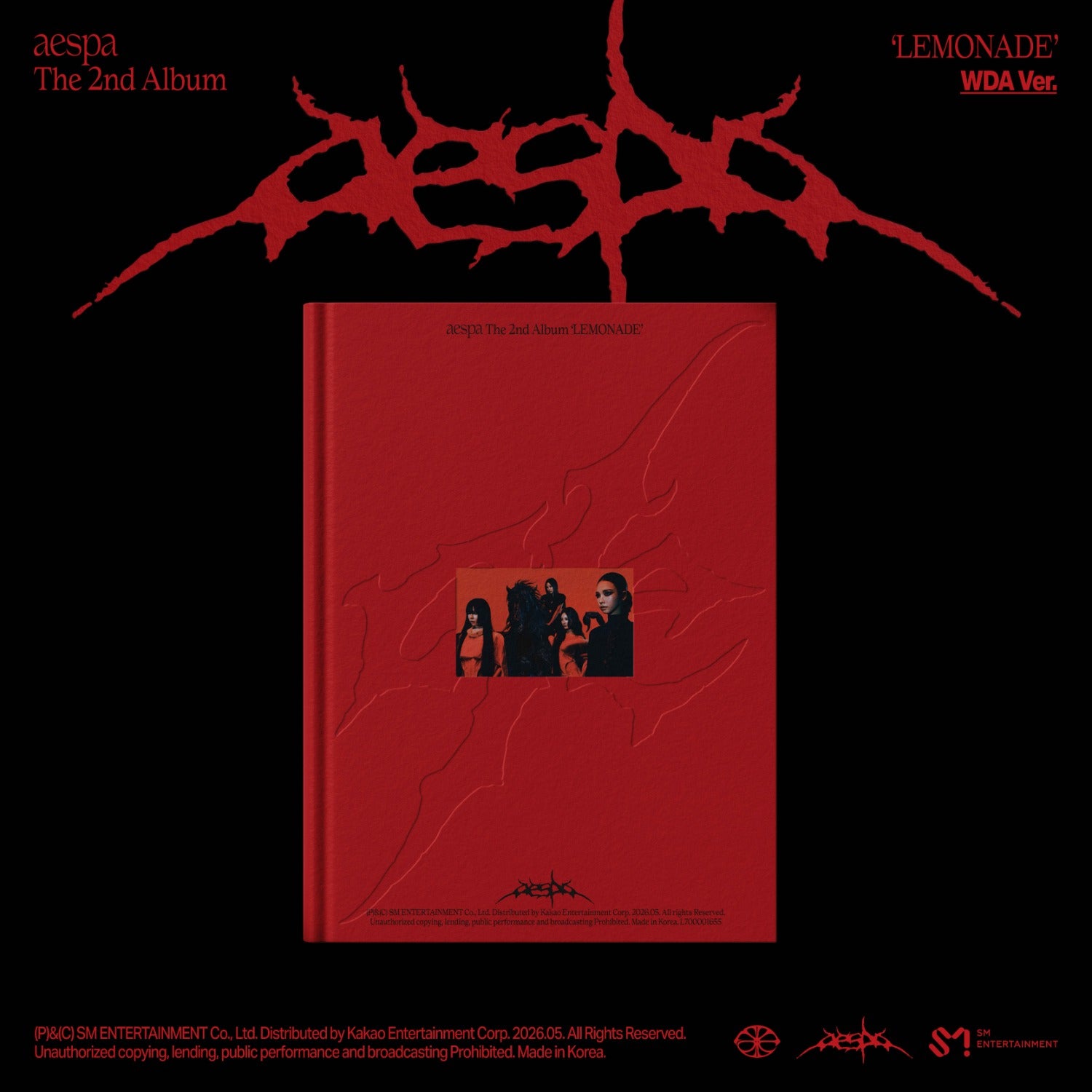 aespa - 2nd Full Album [LEMONADE] (WDA Ver.) - Album Kpop Ma Petite Corée