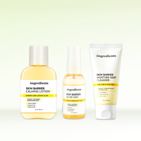 ONGREDIENTS Calming Lotion EX, Glow Mist & Moisture Deep Cleanser Mini Trio Set - coffret soin coréen
