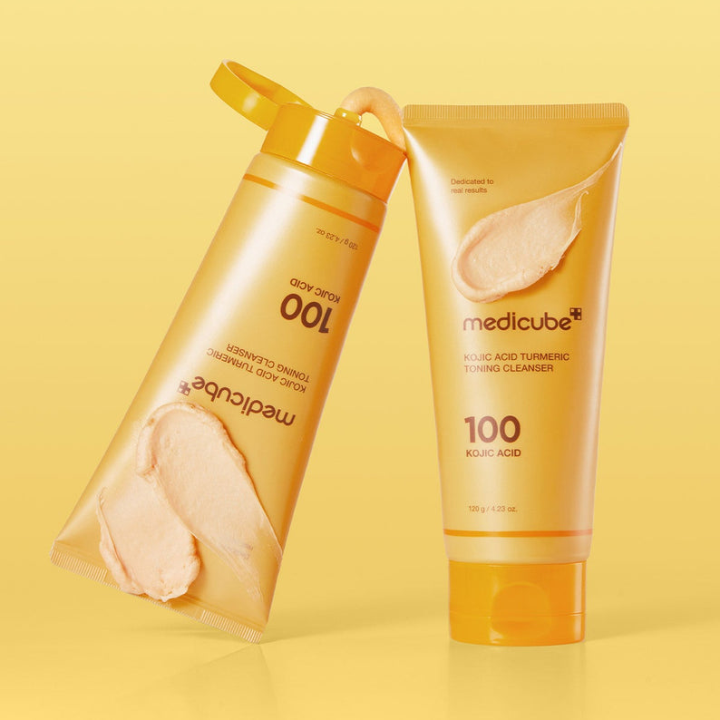 MEDICUBE Kojic Acid Turmeric Vita Whip Cleanser 120g