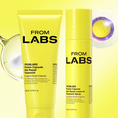 FROMLABS Protein Capsule Hair Repair Treatment & Leave-In Treatment Spray Set