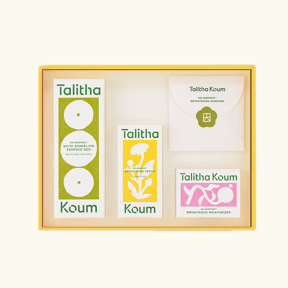 TALITHA KOUM HM+ Barrier Brightening Skincare Set (Cream, Serum & Essence)