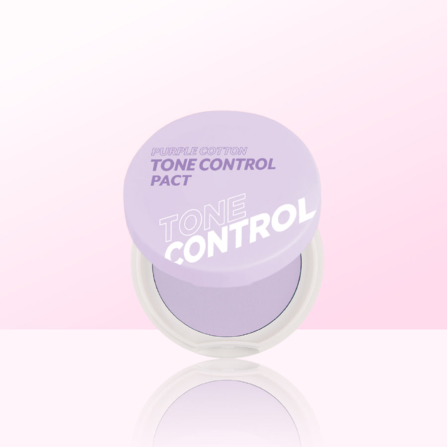 IM'MEME Purple Cotton Tone Control Pact 9.5g
