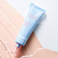 JUNG SAEM MOOL BeginS Blue Chamomile Hyaluronic Acid Aqua Tone-up Sun Cream - crème solaire teintée coréen, vue 3