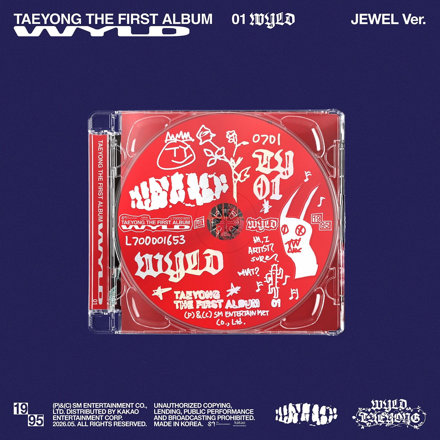 TAEYANG - 1st Full Album [WYLD] (Jewel Case Ver.) - Album Kpop Ma Petite Corée