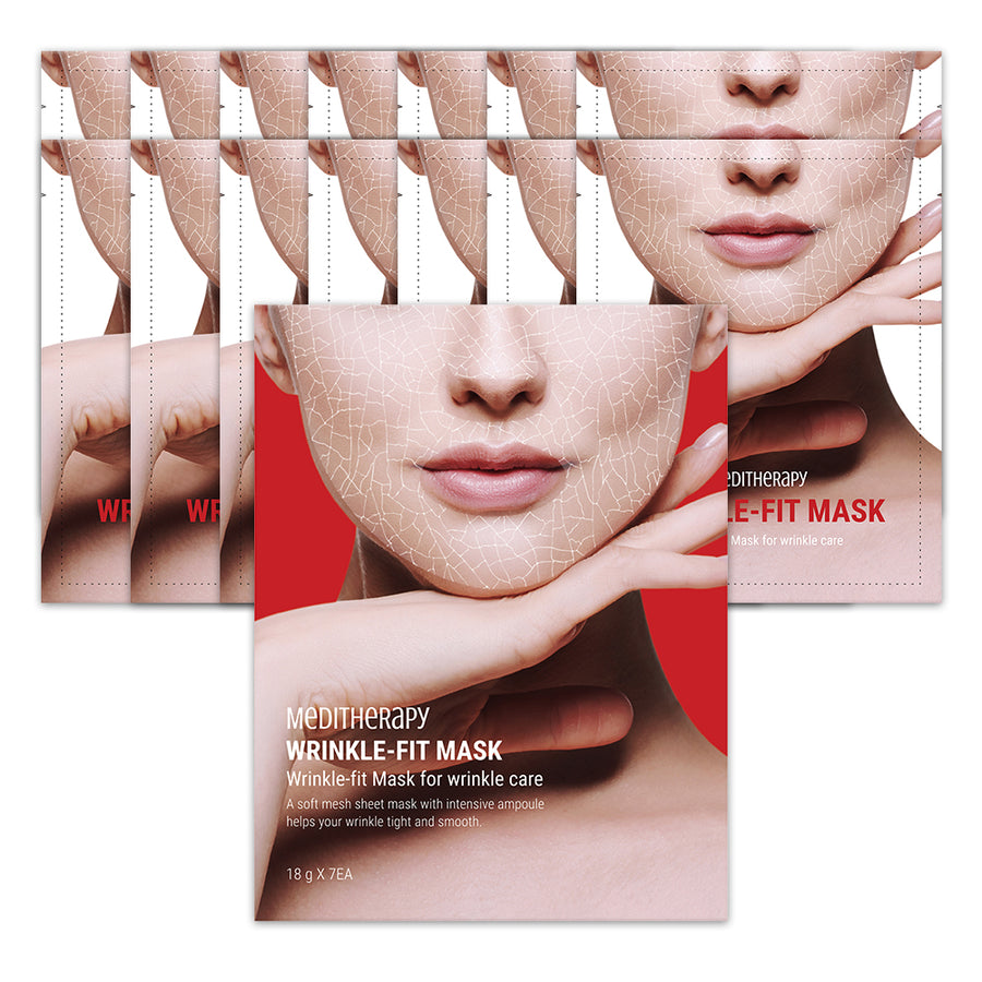 MEDITHERAPY Wrinkle Fit Collagen Mask 7 Sheets Duo