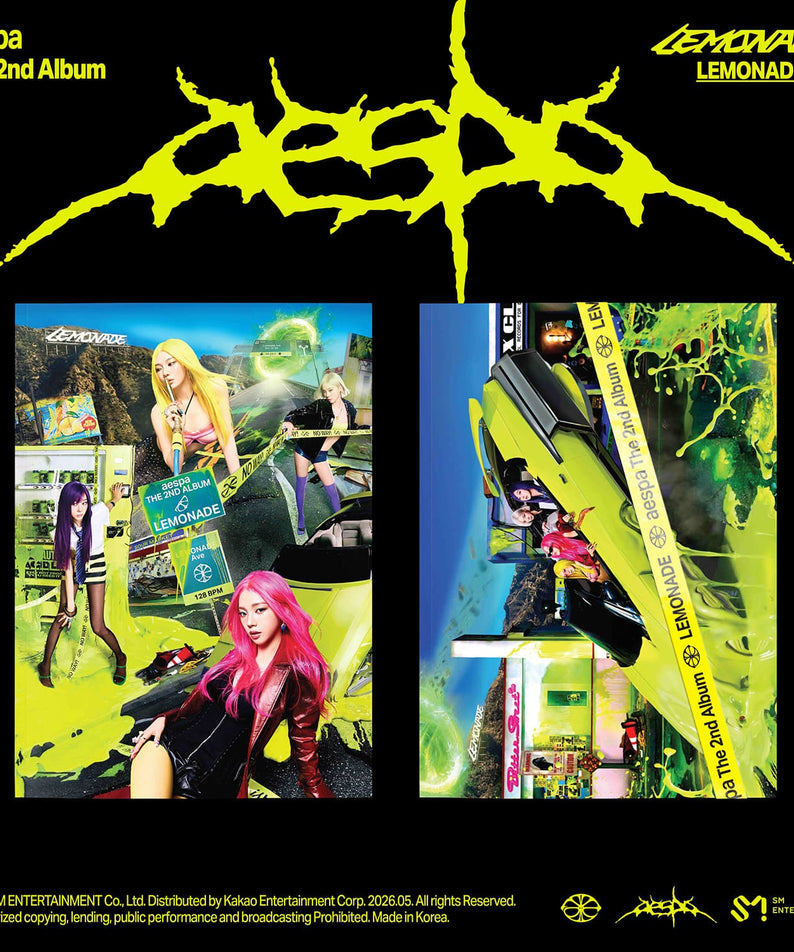 aespa - 2nd Full Album [LEMONADE] (LEMONADE Ver.) (Set of 2) - Album Kpop Ma Petite Corée