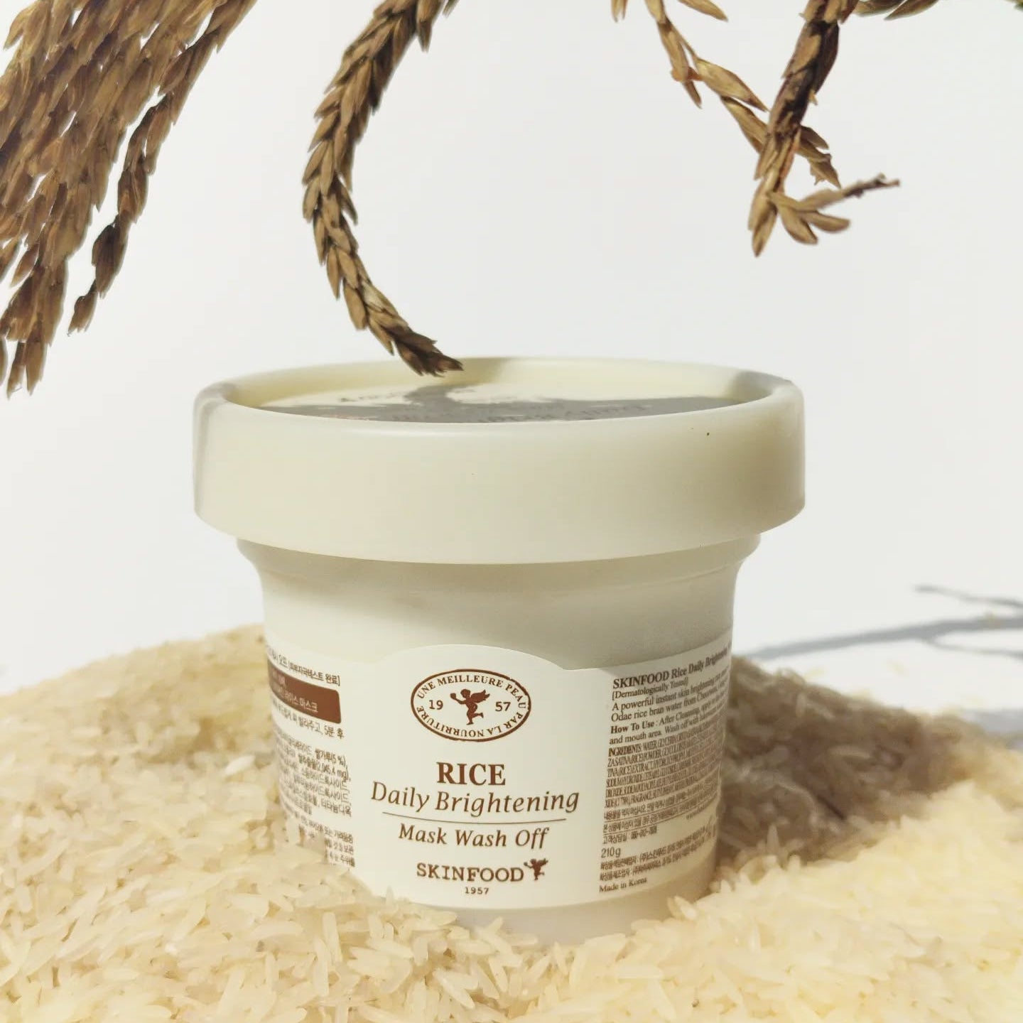 SKINFOOD Rice Daily Brightening Mask Wash Off 210g