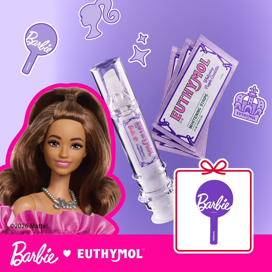 EUTHYMOL Barbie Whitening Purple Corrector Program & Glow Mirror