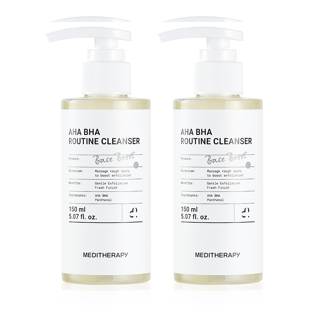 MEDITHERAPY AHA BHA Routine Cleanser 150ml Duo