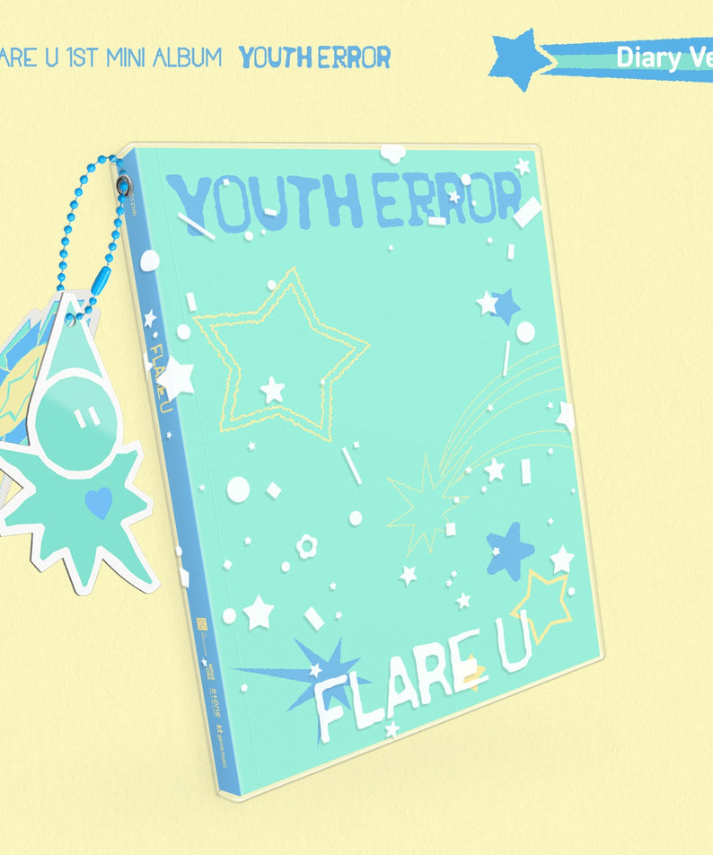 FLARE U - 1st Mini Album [YOUTH ERROR] (Diary Ver.) - Album Kpop Ma Petite Corée