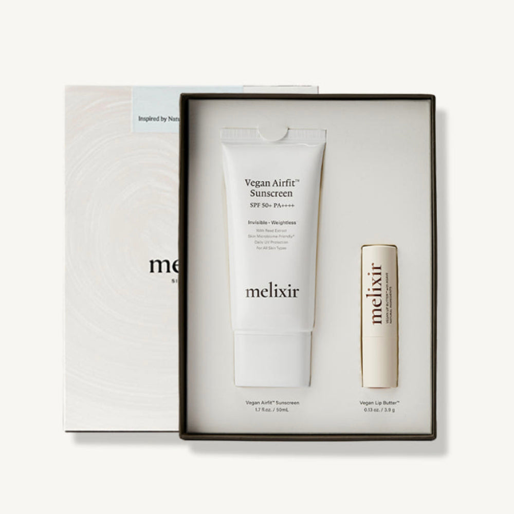 MELIXIR Vegan Lip Butter & Sun Care Set