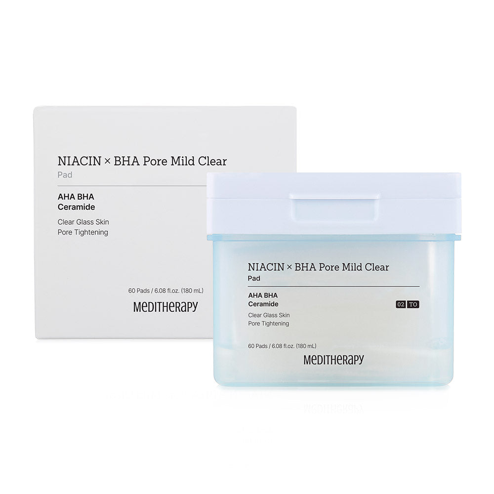 MEDITHERAPY Niacinamide BHA Pore Mild Clear Pad 60 Sheets