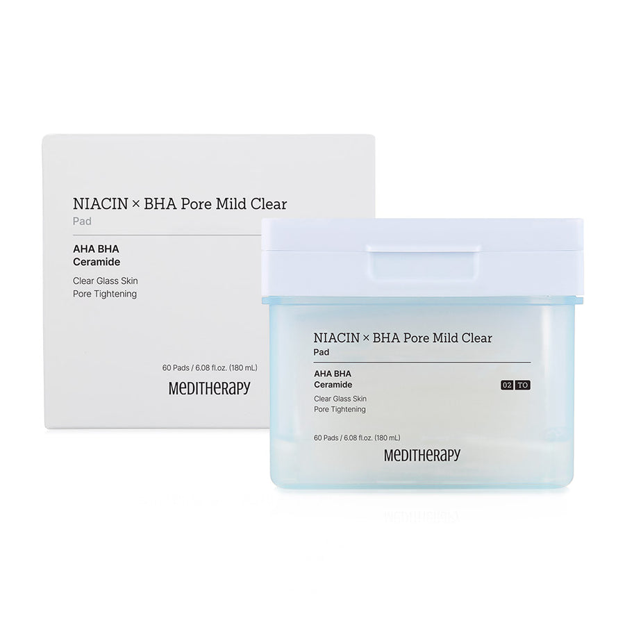 MEDITHERAPY Niacinamide BHA Pore Mild Clear Pad 60 Sheets