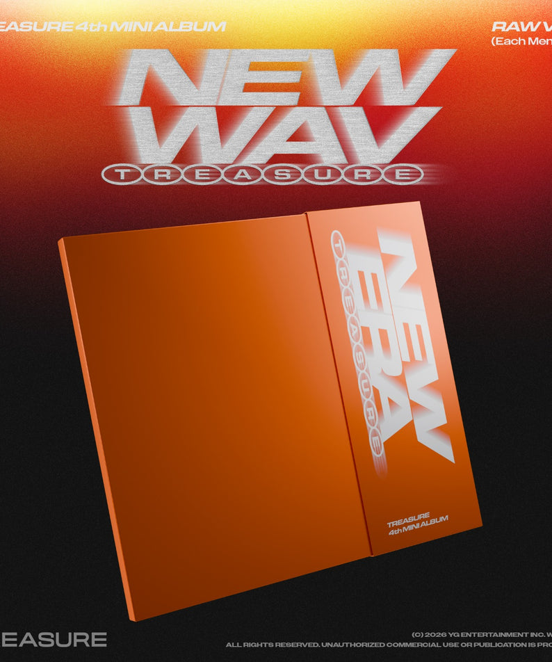TREASURE - 4th MINI ALBUM [NEW WAV] RAW VER. (HARUTO) - Album Kpop Ma Petite Corée