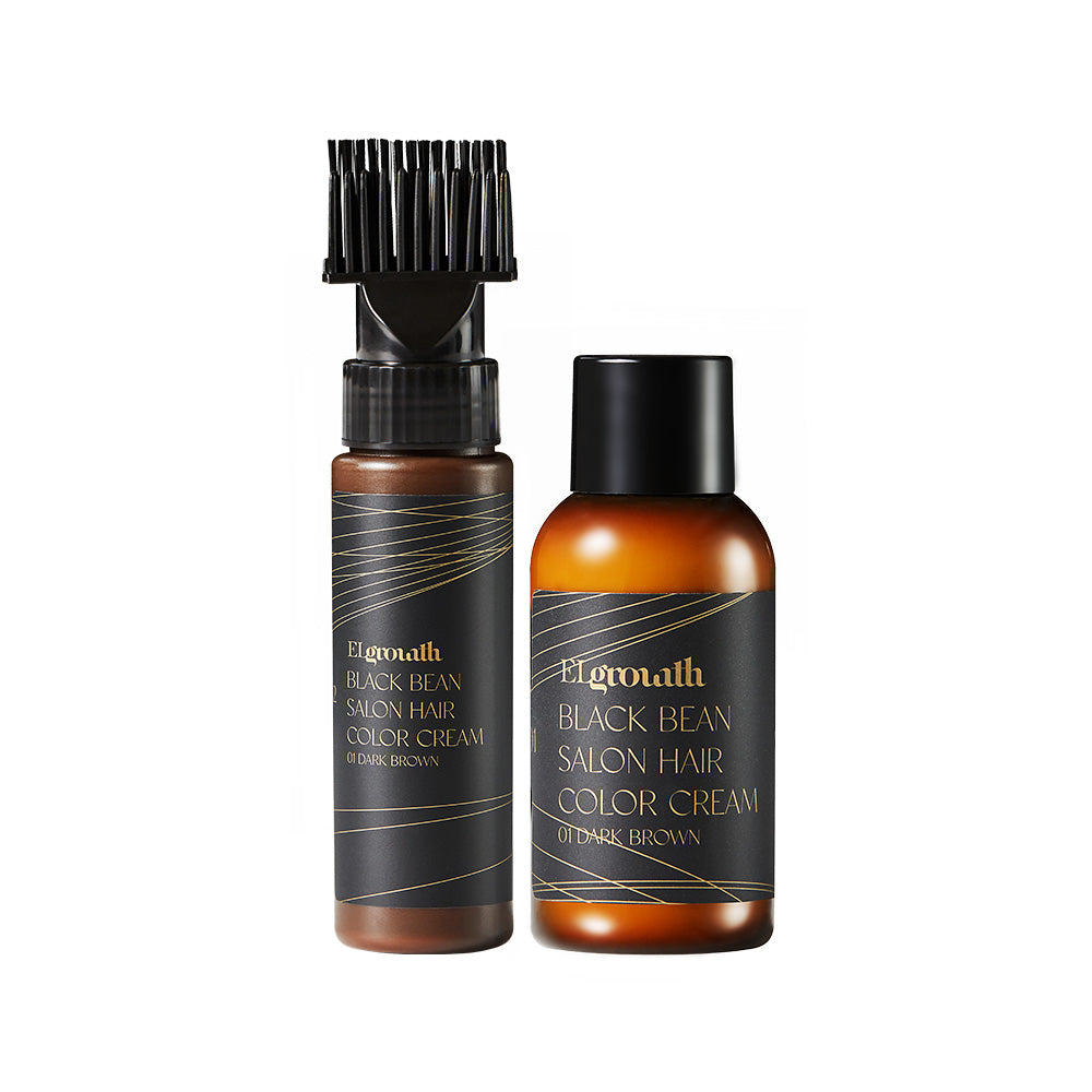 ELROEL L.Growth Black Bean Salon Hair Color Cream - coloration cheveux coréenne