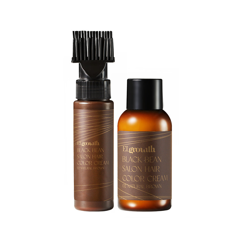 ELROEL L.Growth Black Bean Salon Hair Color Cream - coloration cheveux coréenne, vue 2