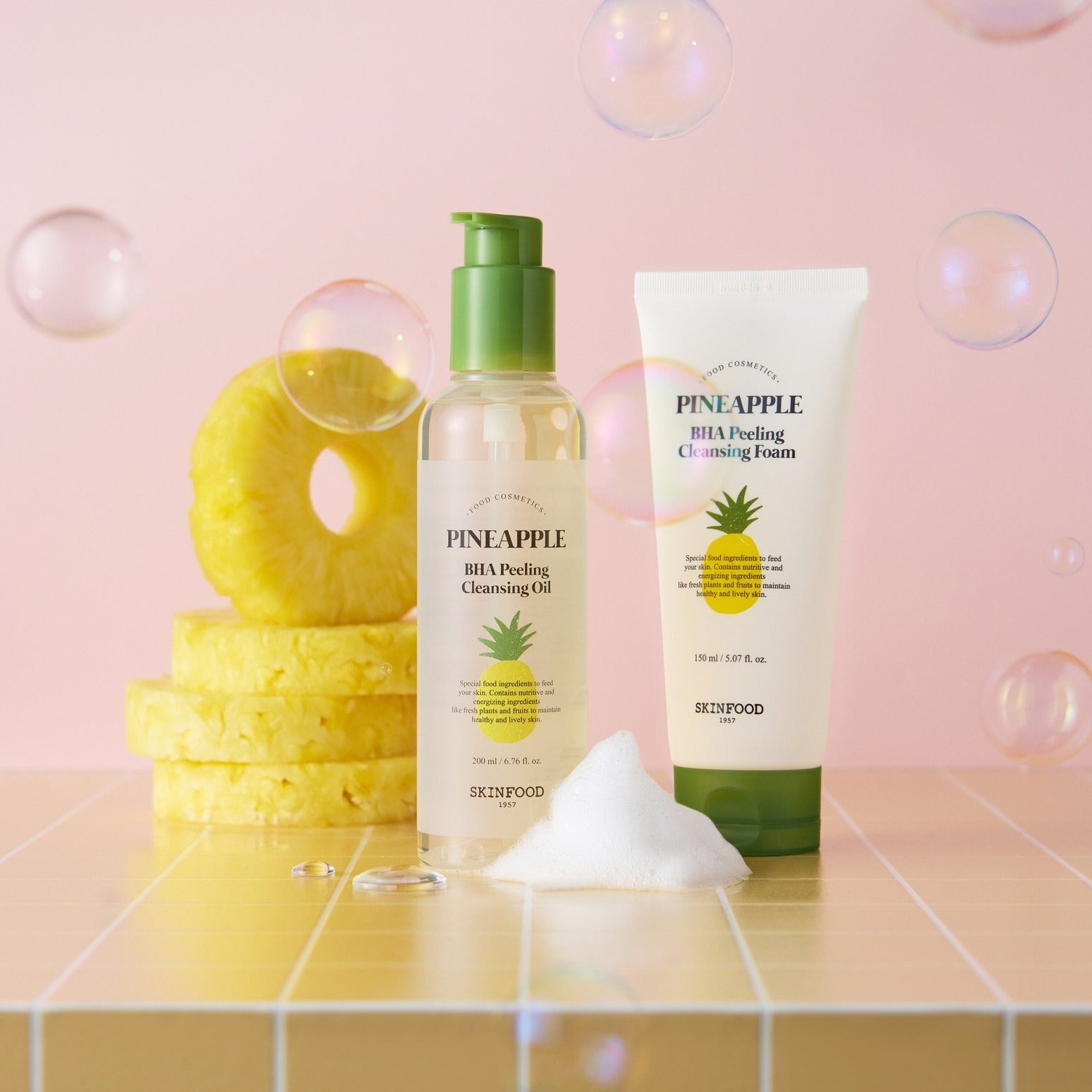SKINFOOD Pineapple BHA Peeling Cleansing Foam 150ml
