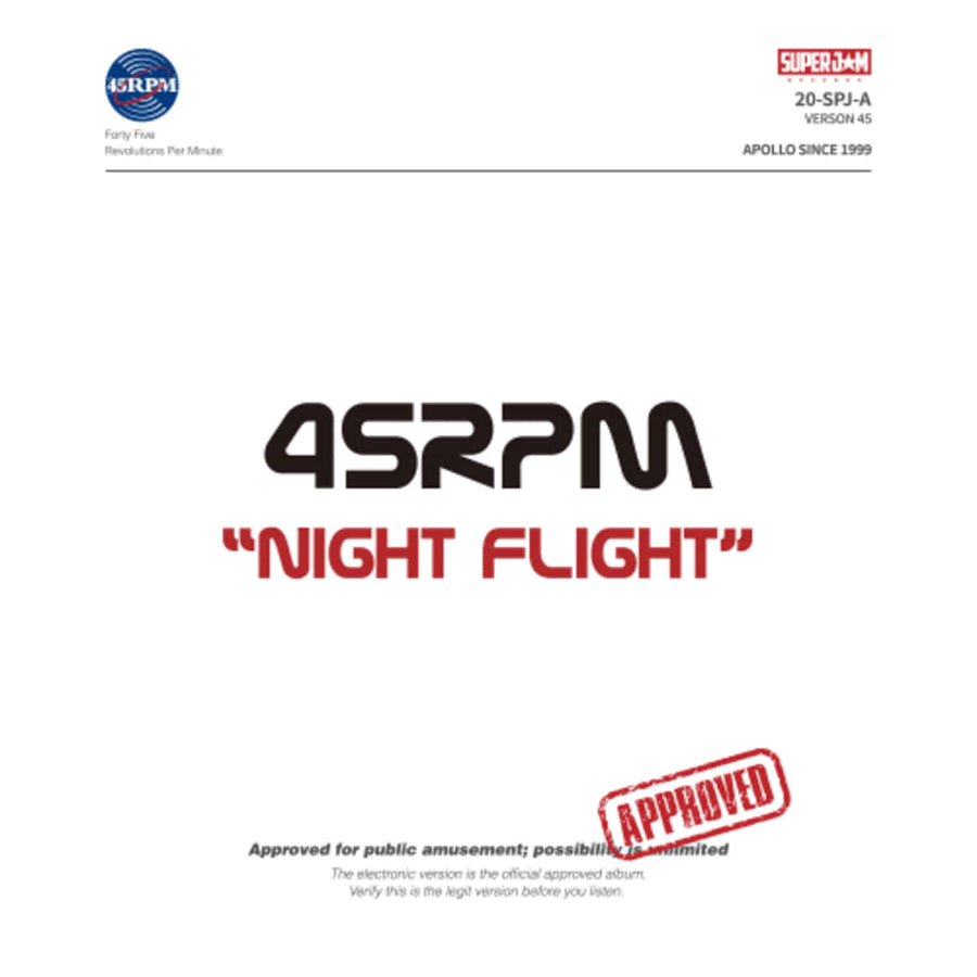 45RPM - [Night Flight] - Album Kpop