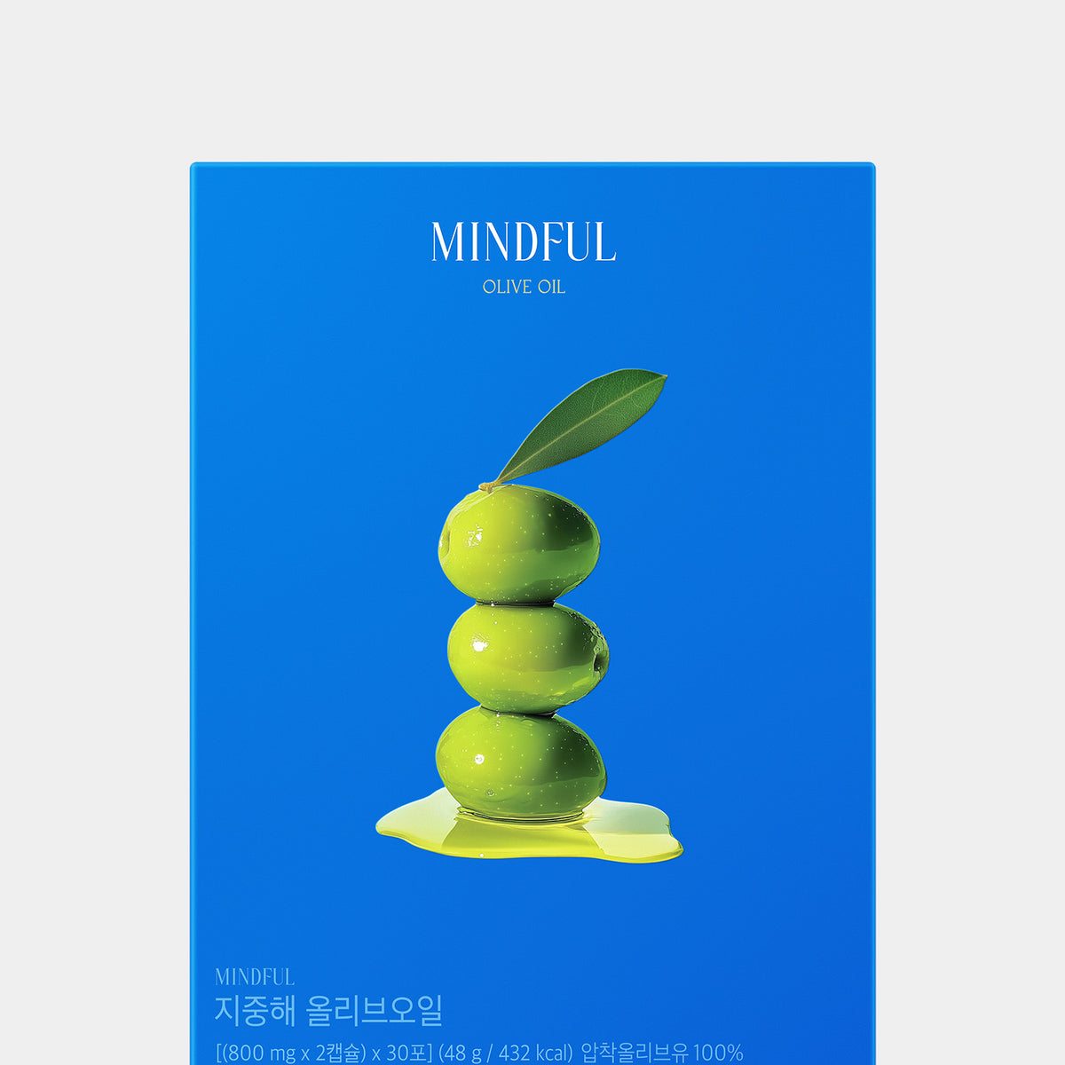 FOODOLOGY Mediterranean Mindful Huile d'Olive Bio Capsules