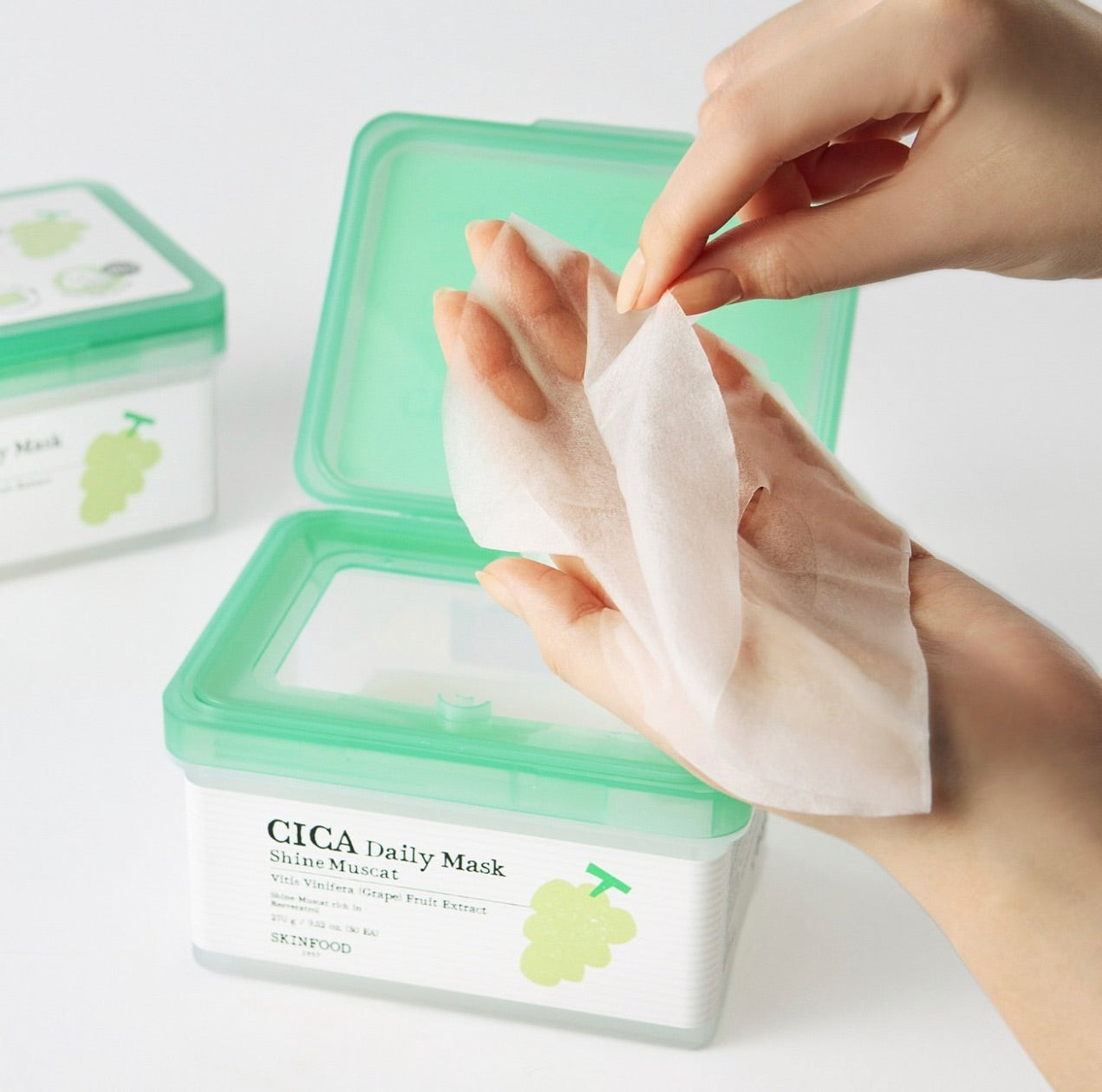 SKINFOOD Shine Muscat Cica Daily Mask 30p 270g