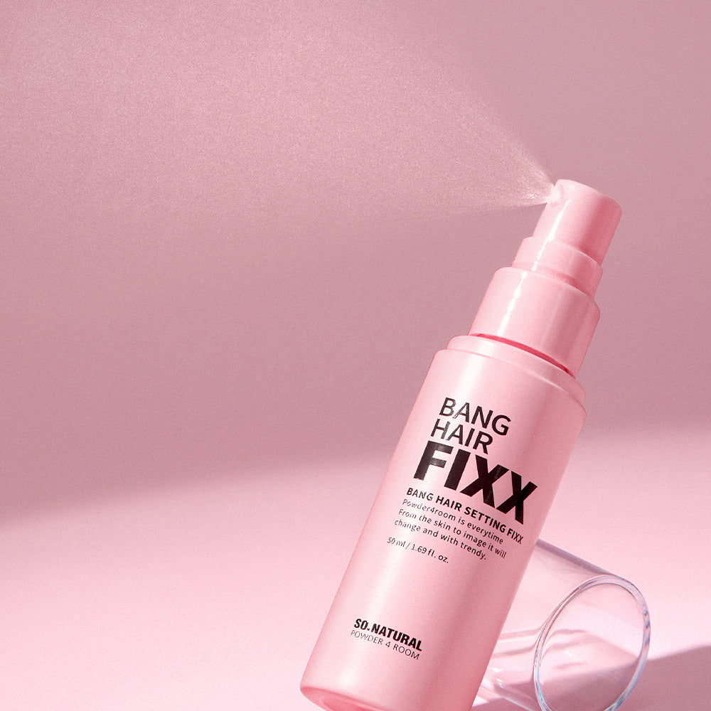 SO NATURAL Fluffy Fringe Volume Bang Hair Setting Fixer 50ml