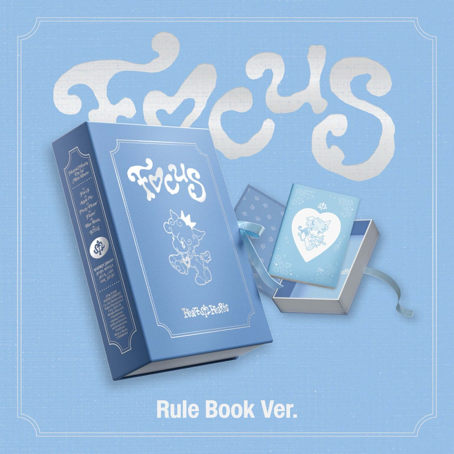 HEARTS2HEARTS - 1st Album [FOCUS] (Rule Book Ver.) | Ma Petite Corée ...