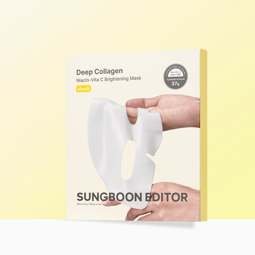 SUNGBOON EDITOR Deep Collagen Masque en tissu 4 pièces