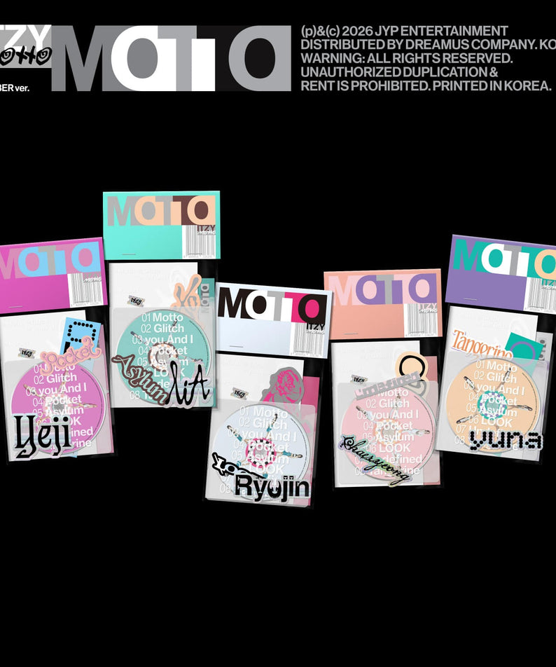 ITZY - [Motto] MEMBER Ver. (Random 1 of 5) - Album Kpop Ma Petite Corée