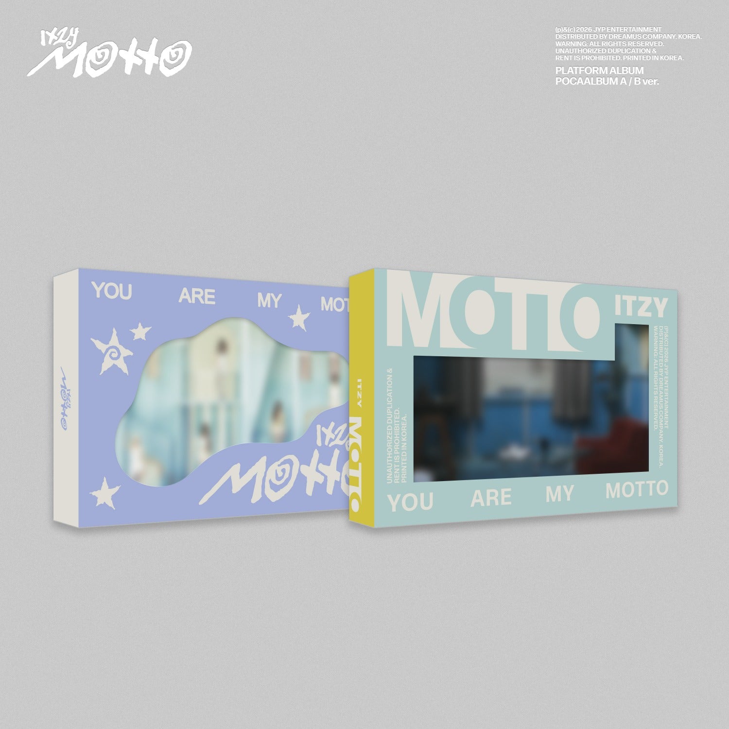 ITZY - [Motto] POCAALBUM Ver. (Random 1 of 2) - Album Kpop Ma Petite Corée
