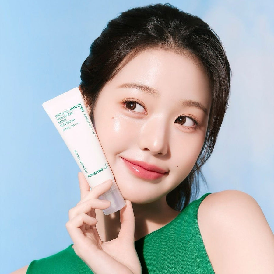 INNISFREE Green Tea Hyaluronic Moist Sun Serum SPF50 PA++++  50ml
