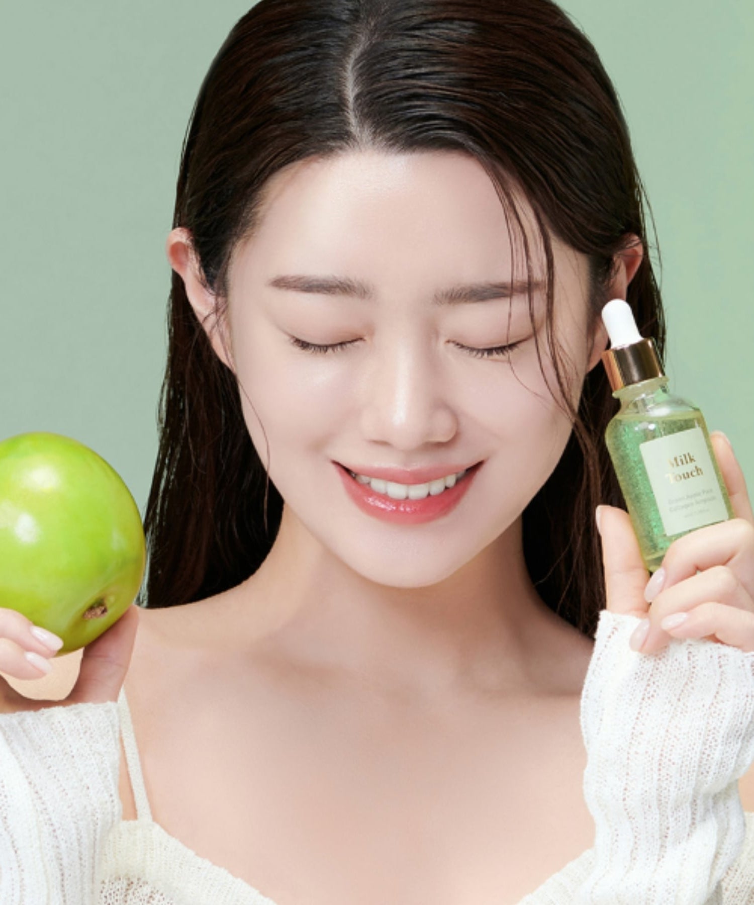 MILK TOUCH Green Apple Pore Collagen Ampoule