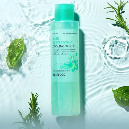 SKINFOOD Basil Tea Tree Cynic Cooling Toner 200ml