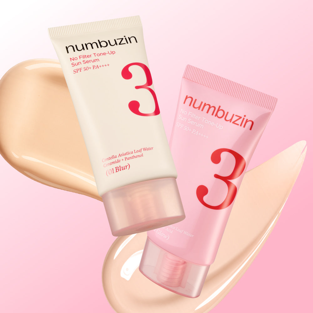 NUMBUZIN No.3 Skin Smoothing Foundation Skip Tone-Up Beige SPF50+ PA++++