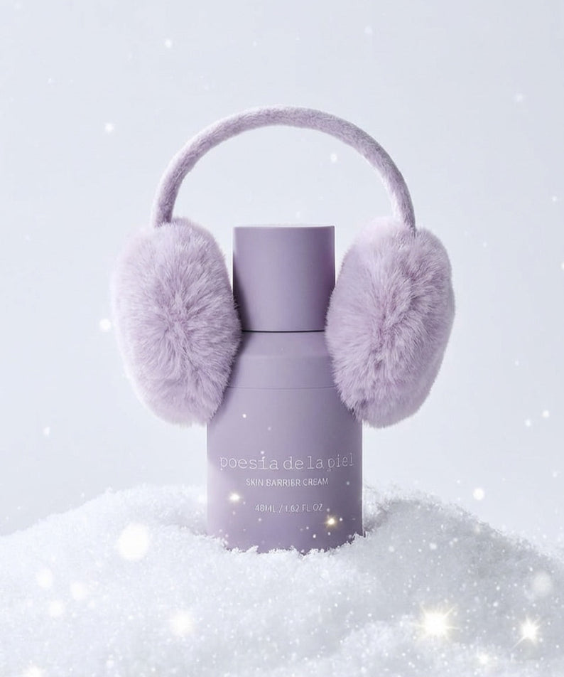 Crème POESÍA Ceramide 3 Liposome Intensive Skin Barrier 48ml sur neige avec cache-oreilles