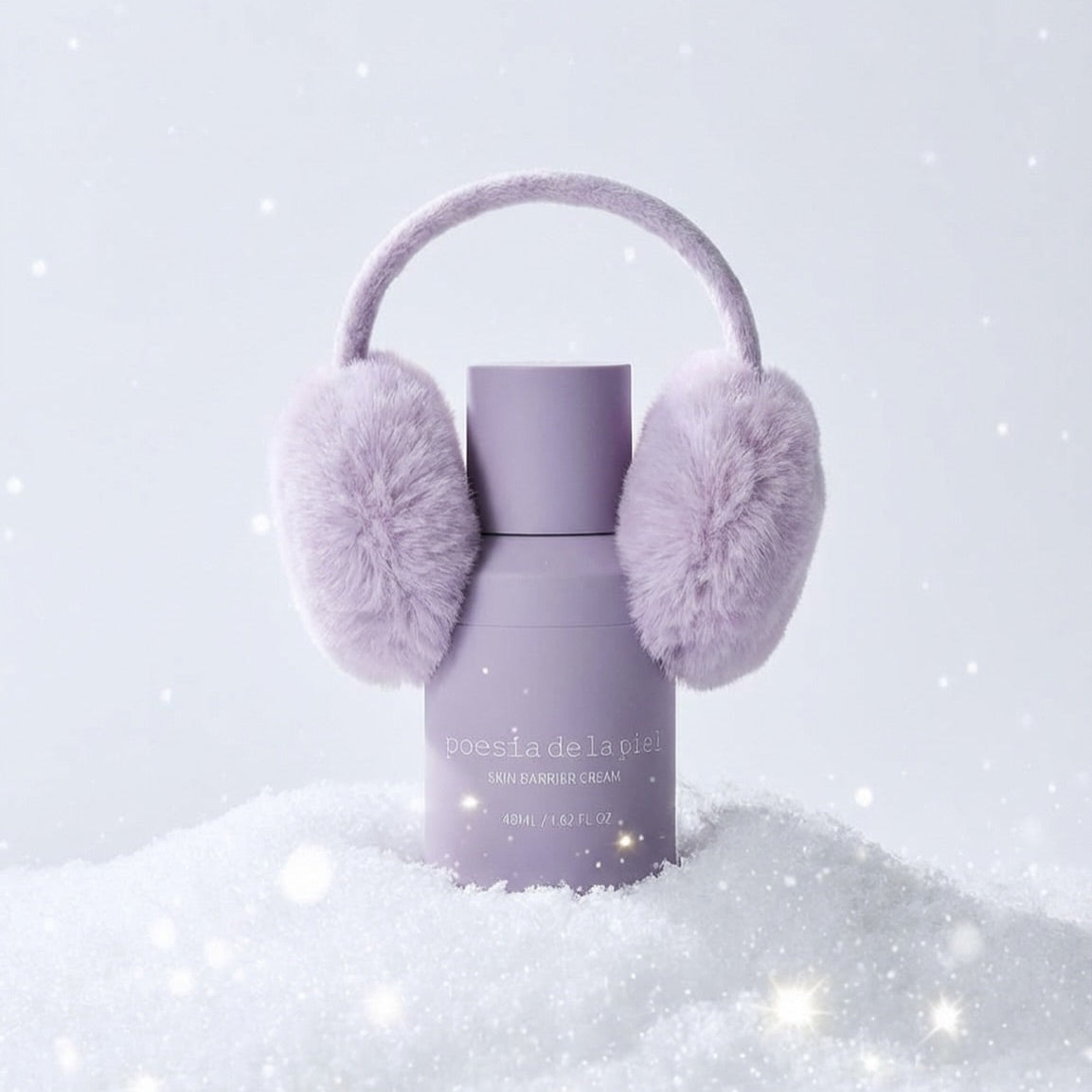 Crème POESÍA Ceramide 3 Liposome Intensive Skin Barrier 48ml sur neige avec cache-oreilles