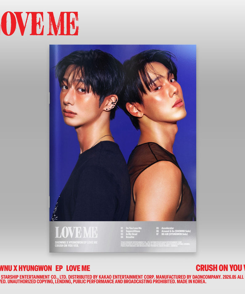 SHOWNU X HYUNGWON - EP [LOVE ME] (CRUSH ON YOU VER.) - Album Kpop Ma Petite Corée